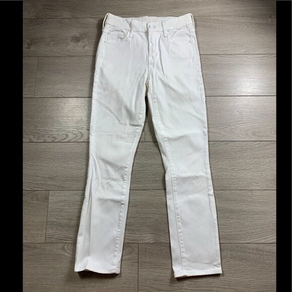 Mother The Looker Crop Glass Slipper Jeans - Picture 3 of 16